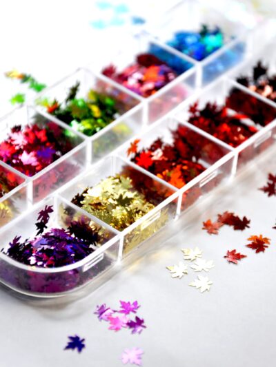 Glitter mix Vaahteranlehti