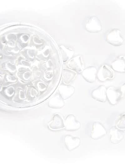 3D sydän clear 20kpl