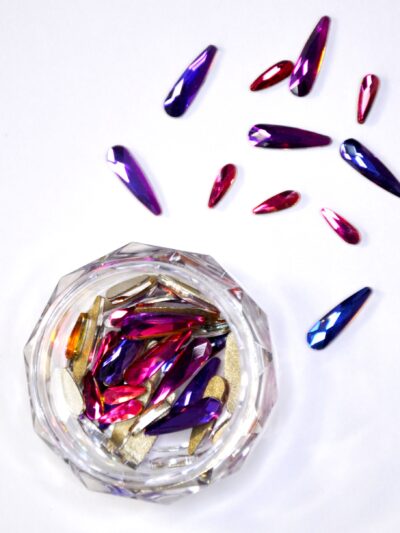 Kynsitimantti tippa purple fire 40kpl