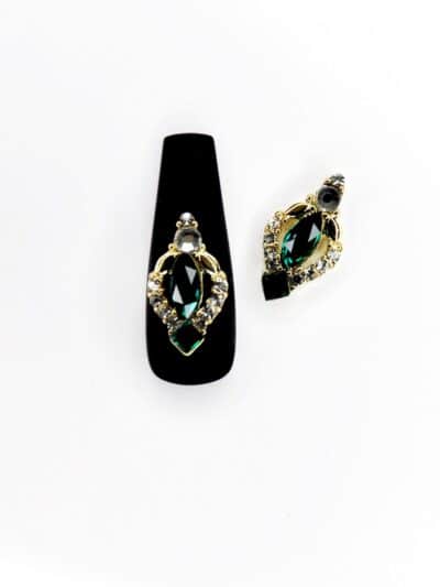 Timanttikoriste vihreรค 2kpl