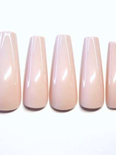 Kynsitippi vaalea roosa 100kpl