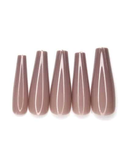 Kynsitippi ruskea nude 100kpl