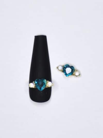 Kynsikoru sydรคn sininen 2kpl