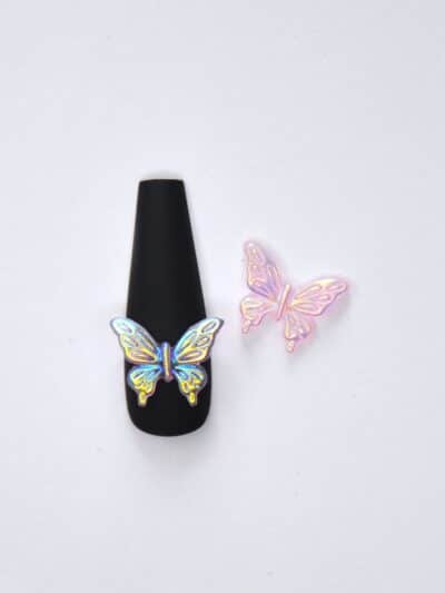 3D Butterfly pink 2kpl