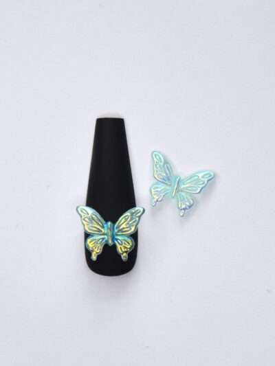 3D Butterfly blue 2kpl