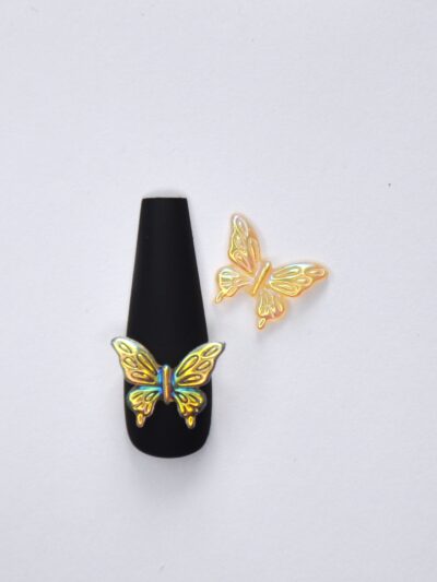 3D Butterfly orange 2kpl