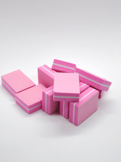 10kpl Mini Buffer Pink 100/180 Grit