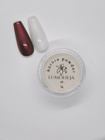 Aurora Powder 01 Orange pearl 1g Kynsipuuteri
