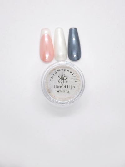 Chromepuuteri White 1g Kynsipuuteri