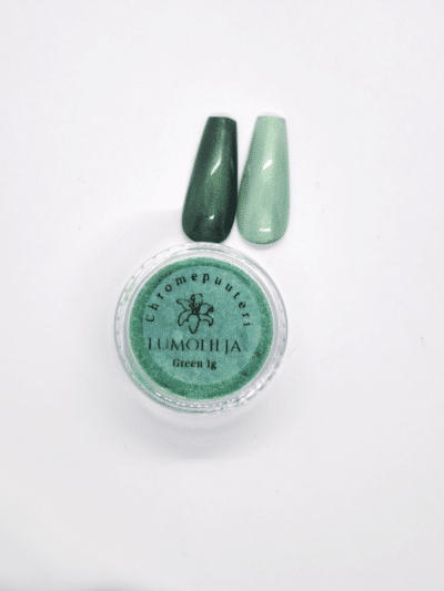 Chromepuuteri Green 1g Kynsipuuteri