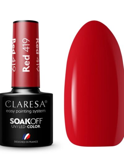 Claresa 419 Red UV Nail Polish 5 g