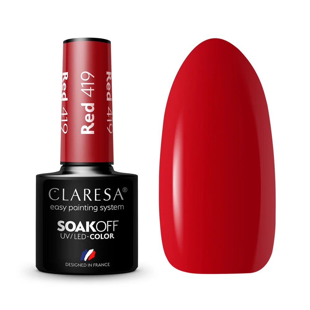 Claresa 419 Red UV Nail Polish 5 g 1 Claresa 419 Red UV Nail Polish 5 g