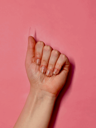 Soft Gel Tips Long stiletto 600kpl