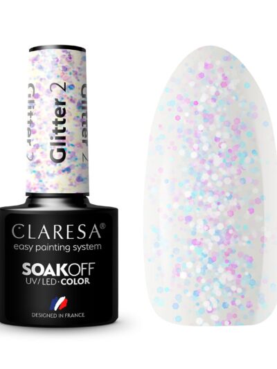 Claresa Glitter 2 Gel Polish 5 g