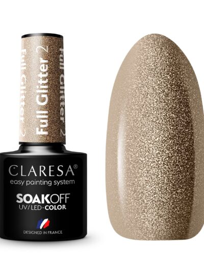 Claresa Full Glitter 2 Gel Polish 5 g