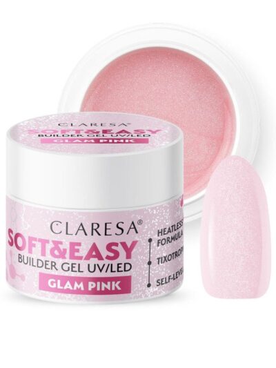 Claresa Soft&Easy Builder Gel Glam Pink 45 g