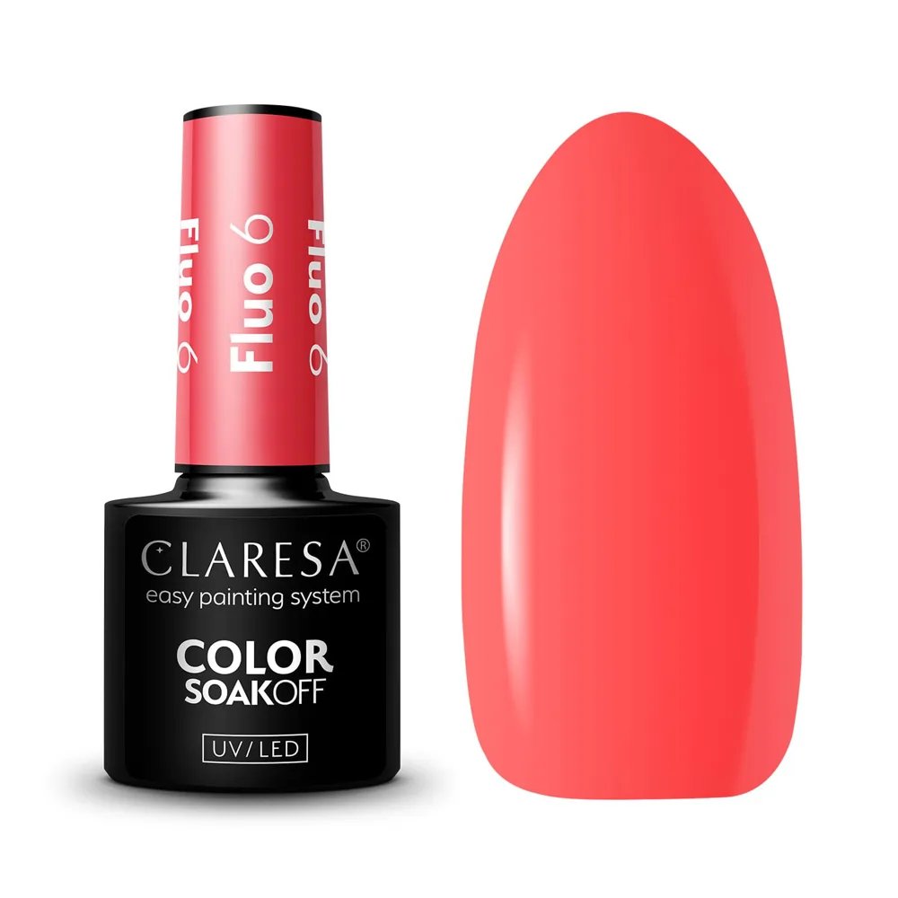 Claresa Fluo 6 Gel Polish 5 g 1 Claresa Fluo 6 Gel Polish 5 g