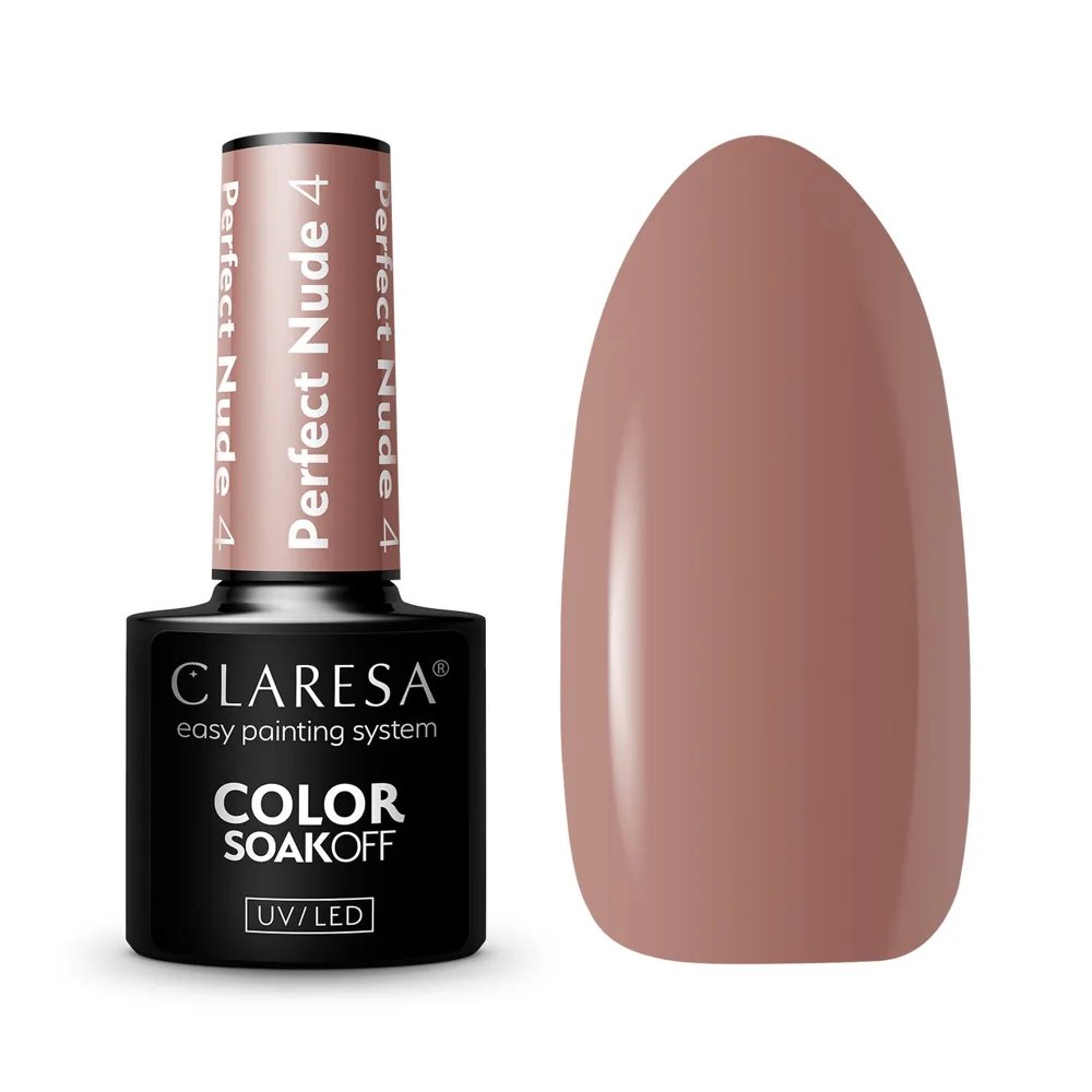 Claresa Perfect Nude 4 Gel Polish 5 g 1 Claresa Perfect Nude 4 Gel Polish 5 g